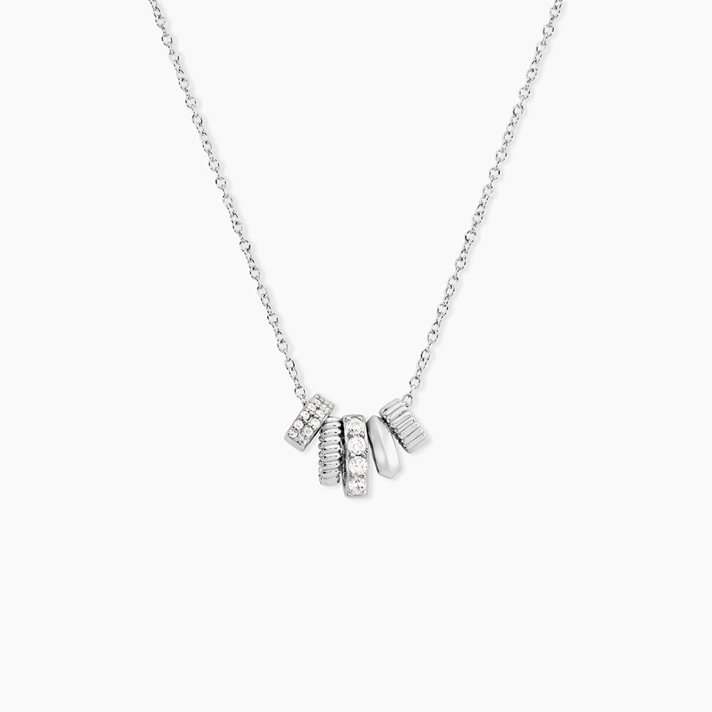 Collier Edna Argent Blanc Oxyde De Zirconium - Colliers avec pierres Femme | Marc Orian
