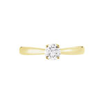 Solitaire Vicoeuria Ld Or Jaune Diamant Synthetique Blanc - Parures de mariage Femme | Marc Orian