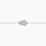 Bracelet Mafatma Argent Blanc Oxyde De Zirconium - Bracelets fantaisie Femme | Marc Orian
