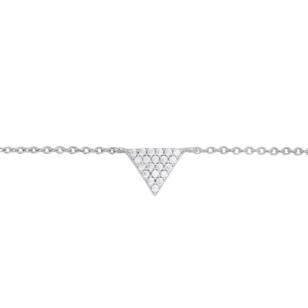 Bracelet Cassandre Argent Blanc Oxyde De Zirconium - Bracelets chaînes Femme | Marc Orian
