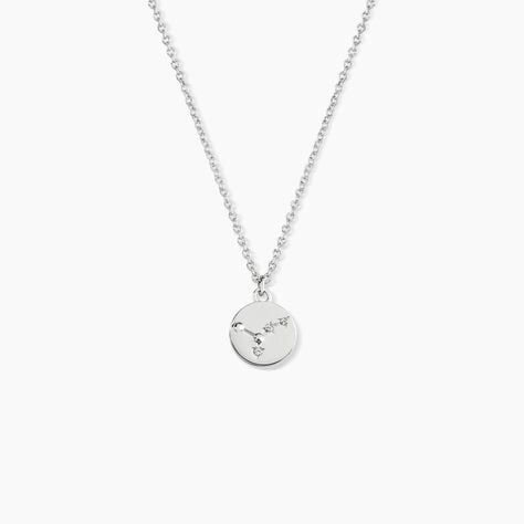 Collier Despina Argent Blanc Oxyde De Zirconium - Colliers avec pierres Femme | Marc Orian