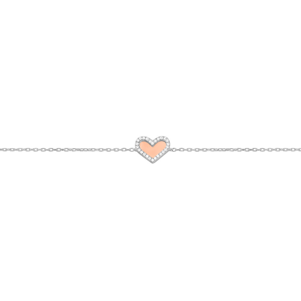 Bracelet Maylia Or Bicolore Diamant - Bracelets cha&icirc;nes Femme | Marc Orian
