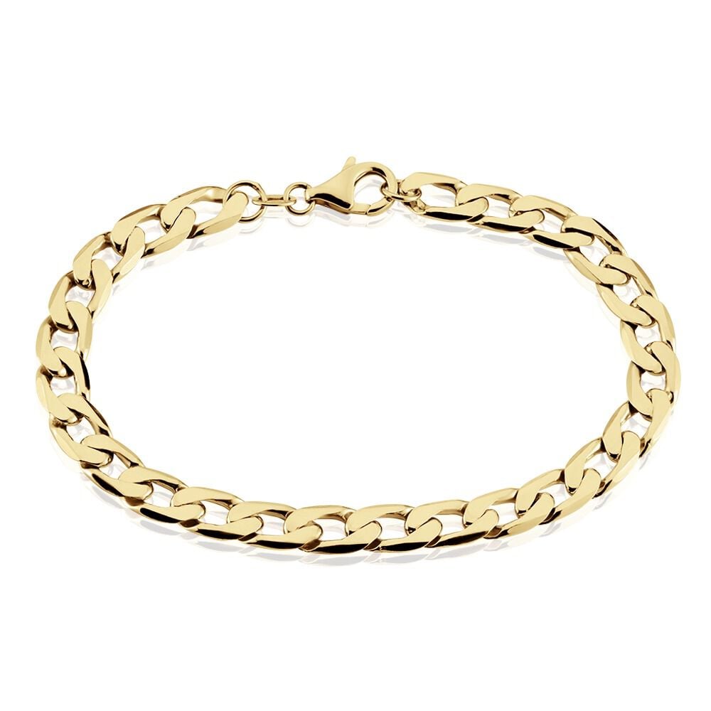 Bracelet Plaqu&eacute; Or Jaune Clement - Bracelets mailles Homme | Marc Orian