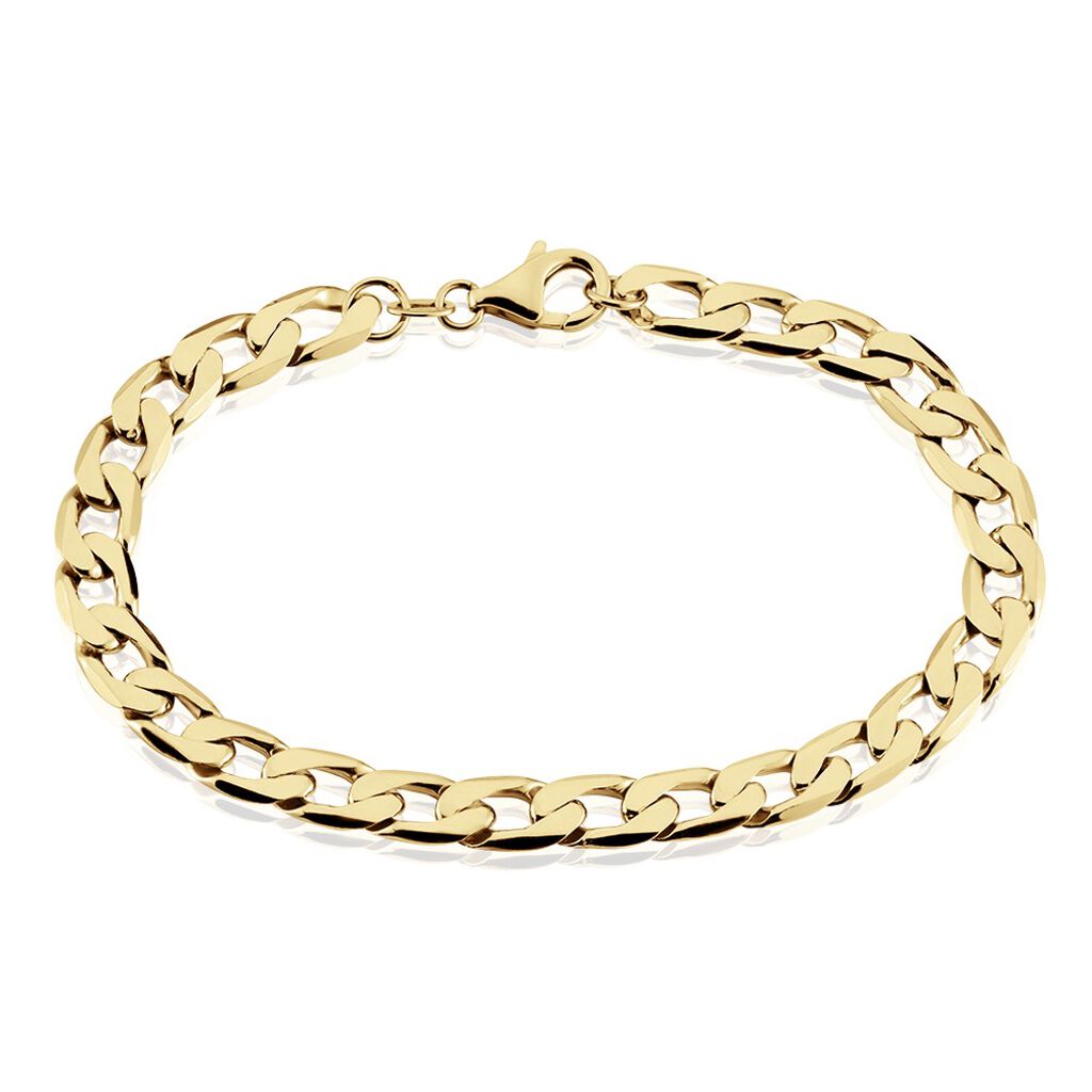 Bracelet Plaqu&eacute; Or Jaune Clement - Bracelets mailles Homme | Marc Orian