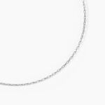 Collier Claudine Maille Forcat Argent Blanc - Colliers fantaisie Homme | Marc Orian