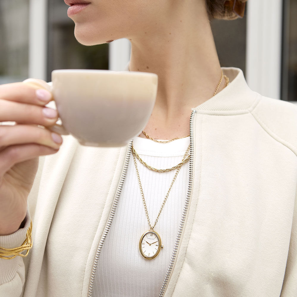 Montre Codhor Collier Astra Blanc - Montres étanches Femme | Marc Orian
