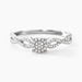 Bague Roseline Or Blanc Diamant - Parures de mariage Femme | Marc Orian