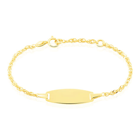 Bracelet Identite Bebe Or Jaune Ericka - Gourmettes Enfant | Marc Orian