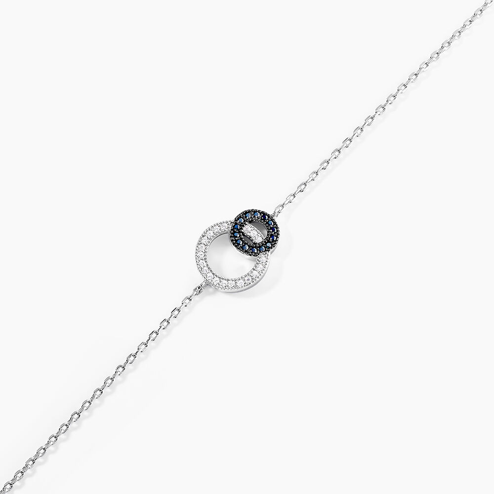 Bracelet Diana Argent Blanc Oxyde De Zirconium - Bracelets fantaisie Femme | Marc Orian
