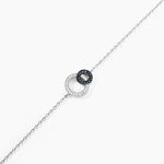 Bracelet Diana Argent Blanc Oxyde De Zirconium - Bracelets fantaisie Femme | Marc Orian