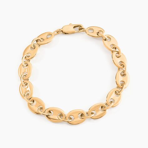 Bracelet William Plaqu&eacute; Or Jaune - Bracelets mailles Homme | Marc Orian