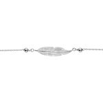 Bracelet Aliza Argent Blanc - Bracelets fantaisie Femme | Marc Orian