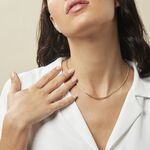 Collier Jayna Maille Palmier Or Jaune - Chaines Femme | Marc Orian