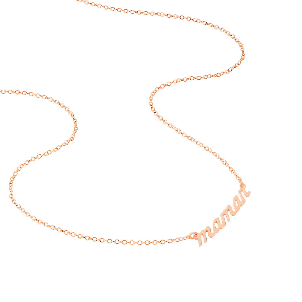 Collier Mendi Argent Rose - Colliers maman Femme | Marc Orian