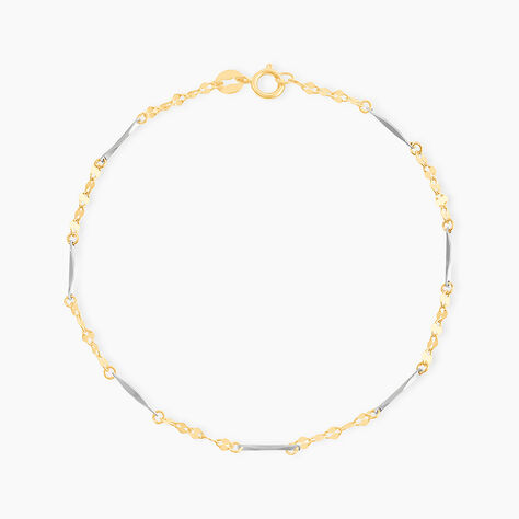 Bracelet Peyronne Or Bicolore - Bracelets chaînes Femme | Marc Orian