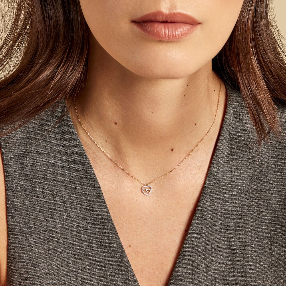 Collier Katriona Or Jaune Topaze Oxyde De Zirconium - Colliers avec pierres Femme | Marc Orian