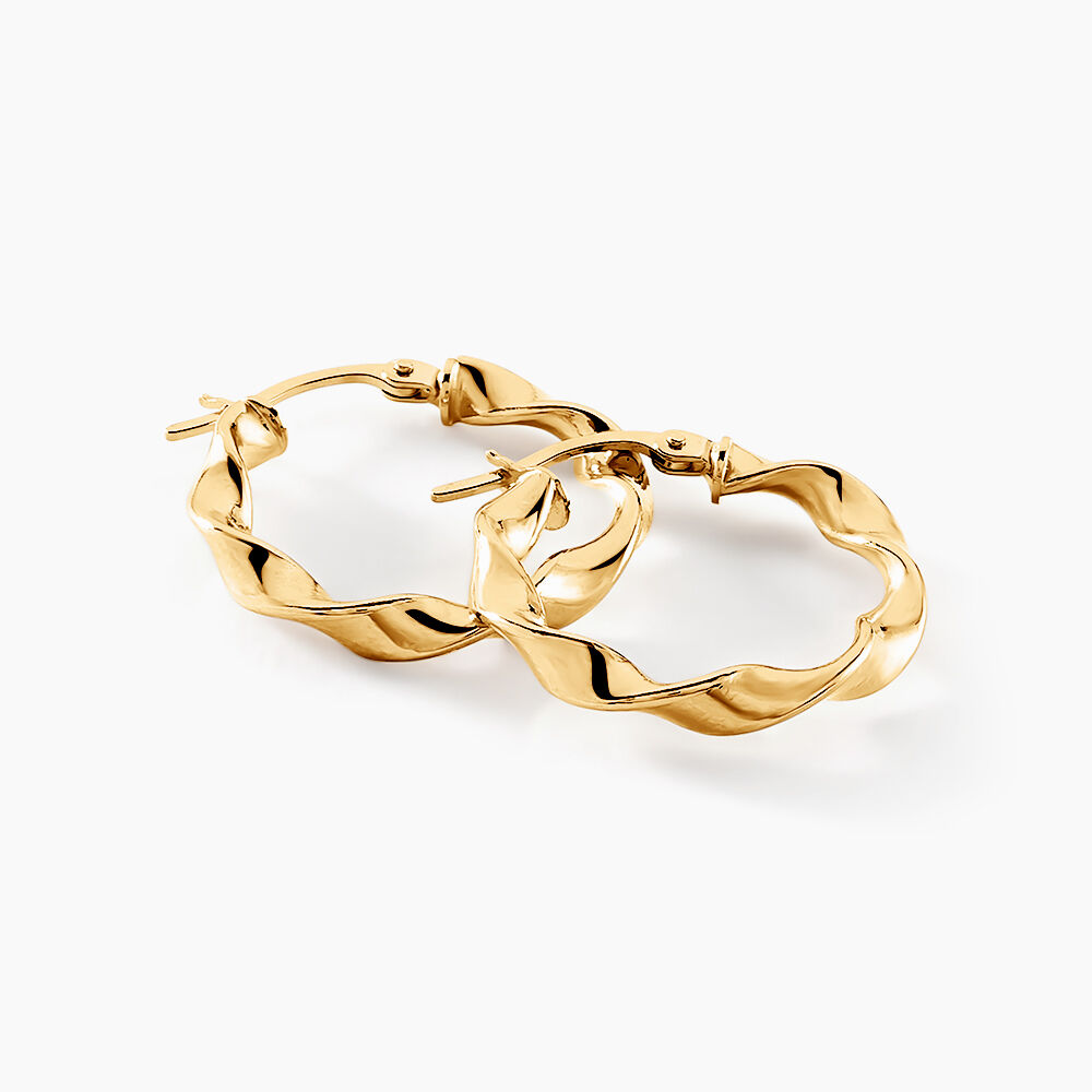 Créoles Lexus Or Jaune - Créoles Femme | Marc Orian