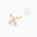 Boucles D'oreilles Puces Stellia Or Jaune Oxyde De Zirconium - Puces Femme | Marc Orian