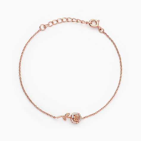 Bracelet Edenia Argent Rose Oxyde De Zirconium - Bracelets fantaisie Femme | Marc Orian