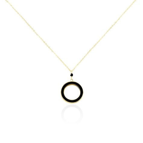 Collier L'incessante Or Jaune Onyx Spinelle - Colliers avec pierres Femme | Marc Orian