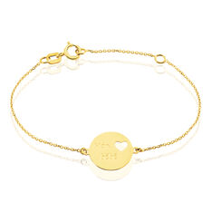 Bracelet Omelia Message Or Jaune - Bracelets chaînes Enfant | Marc Orian