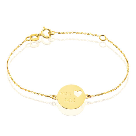 Bracelet Omelia Message Or Jaune - Bracelets chaînes Enfant | Marc Orian