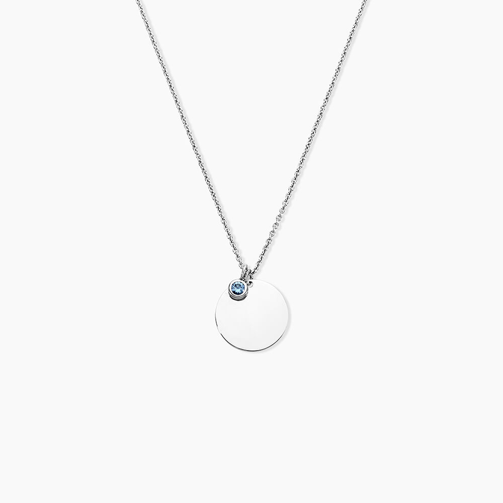 Collier Aleksandra Argent Blanc Oxyde De Zirconium - Colliers avec pierres Femme | Marc Orian