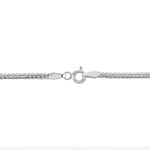 Bracelet Izel Maille Anglaise Or Blanc - Bracelets mailles Femme | Marc Orian