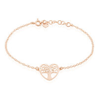 Bracelet Tyfen Argent Rose