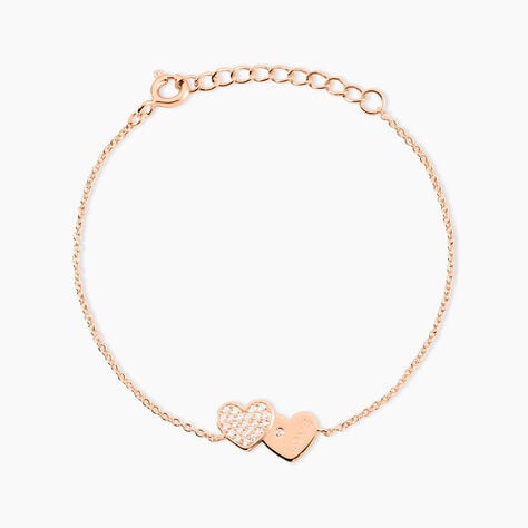 Bracelet Deven Argent Rose Oxyde De Zirconium - Bracelets fantaisie Femme | Marc Orian