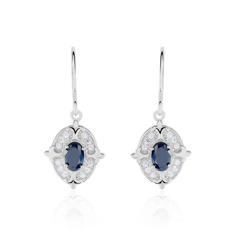 Boucles D'oreilles Pendantes Argent Fredrick Oxydes - Pendantes Femme | Marc Orian