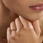 Bague Solitaire Hemera Or Blanc Diamant - Solitaires Femme | Marc Orian
