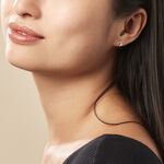 Boucles D'oreilles Puces Anne-maudae Double Coeurs Or Bicolore - Puces Femme | Marc Orian