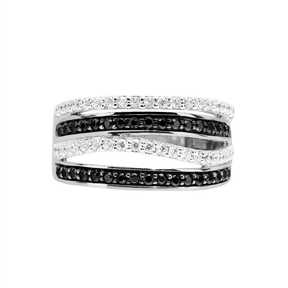 Bague 2025 zirconium noir