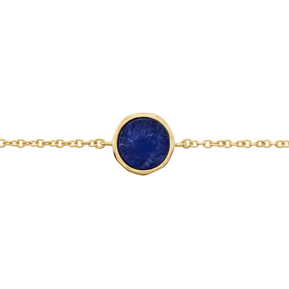 Bracelet Plaqué Or Neassasodalite - Bracelets Medailles Femme | Marc Orian