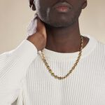 Collier Phebus Him Classique Acier Jaune - Colliers ete Homme | Marc Orian