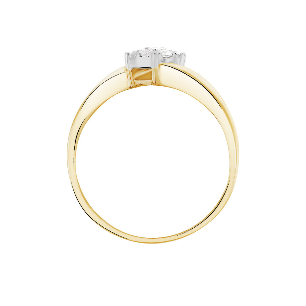 Bague Solitaire Lysia Or Jaune Diamant - Parures de mariage Femme | Marc Orian