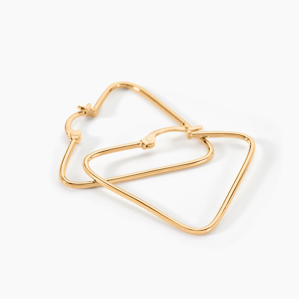 Cr&eacute;oles Doris Plaqu&eacute; Or Jaune - Cr&eacute;oles Femme | Marc Orian