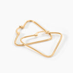 Cr&eacute;oles Doris Plaqu&eacute; Or Jaune - Cr&eacute;oles Femme | Marc Orian