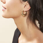 Cr&eacute;oles Creolia Acier Jaune - Cr&eacute;oles Femme | Marc Orian