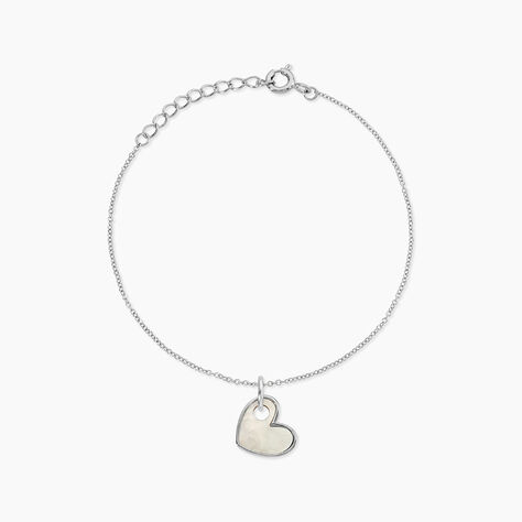 Bracelet Charla Argent Blanc Nacre - Bracelets fantaisie Femme | Marc Orian