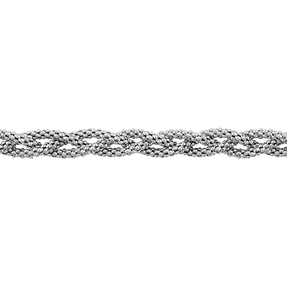 Bracelet Marie-angeline Maille Coreene Argent Blanc - Bracelets mailles Femme | Marc Orian