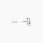 Boucles D'Oreilles Puces Filia Argent Blanc Oxyde De Zirconium - Puces Femme | Marc Orian