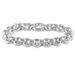 Bracelet Carola Maille Jaseron Argent Blanc - Bracelets mailles Femme | Marc Orian
