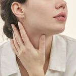 Boucles D'oreilles Puces Volute Or Jaune Diamant - Puces Femme | Marc Orian