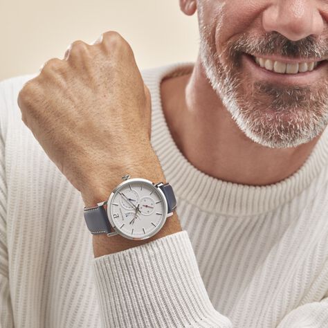 Montre Pierre Lannier Evidence Blanc - Montres automatique Homme | Marc Orian