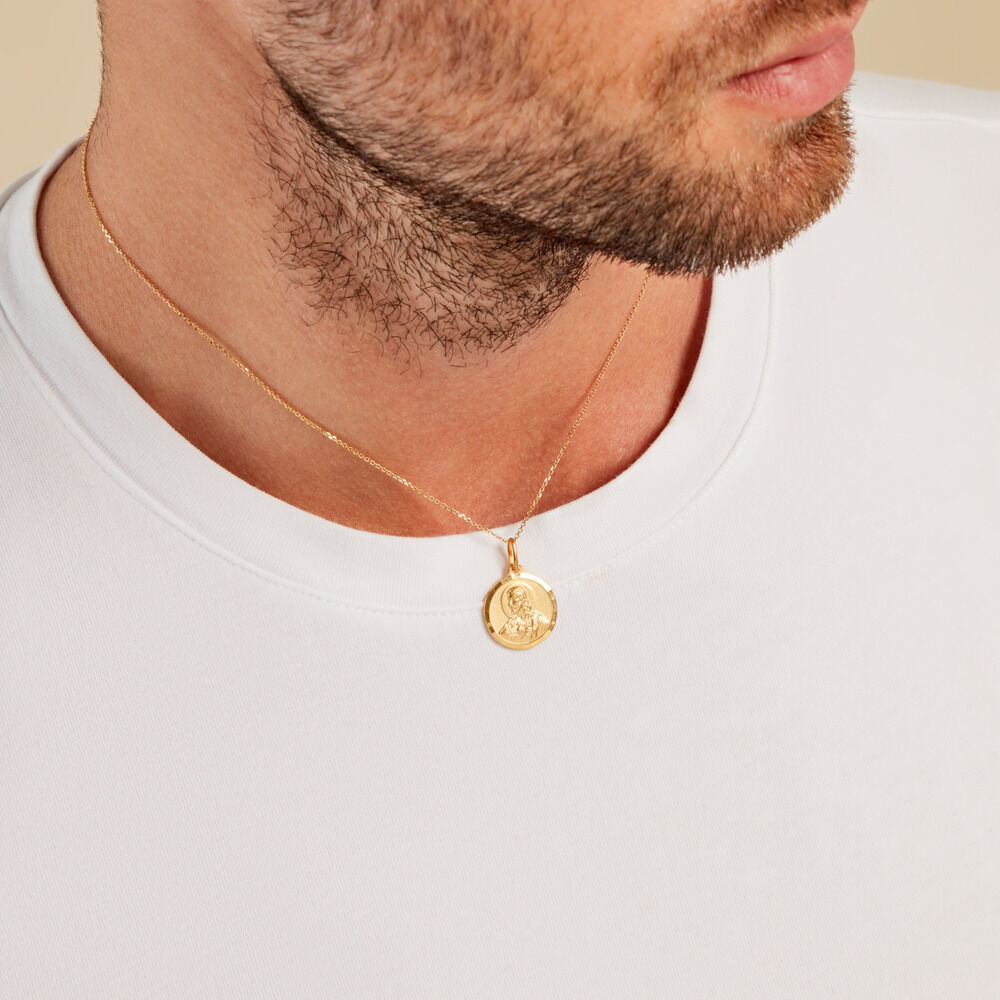 Pendentif Christ Or Jaune - Médailles et médaillons Famille | Marc Orian