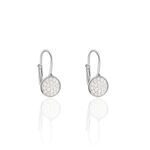 Boucles D'oreilles Pendantes Maximine Argent Blanc Oxyde De Zirconium - Pendantes Femme | Marc Orian