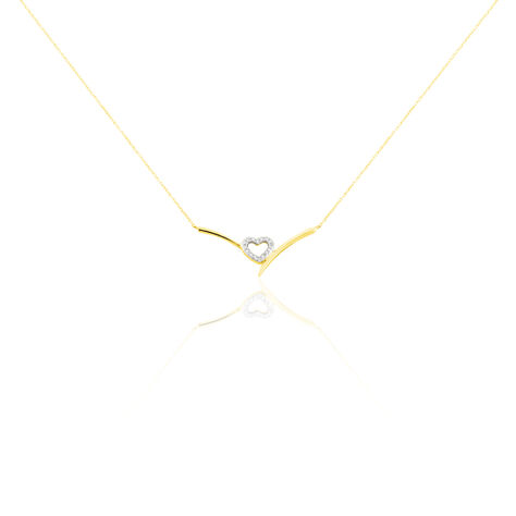 Collier Ilsabe Or Jaune Diamant - Colliers avec pierres Femme | Marc Orian