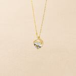 Collier Rosaline Or Jaune Topaze Et Oxyde De Zirconium - Colliers avec pierres Femme | Marc Orian